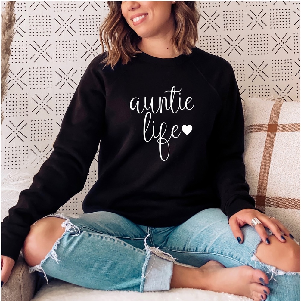 Aunt Life Sweatshirt | Auntie Sweatshirt - Picture 1 of 2